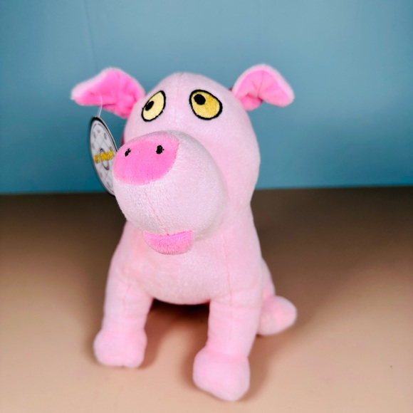 Hey Arnold! ABNER PINK PIG 8 Inch Nick Box Exclusive with Tag Plush Stuffed Toy - Picture 2 of 11